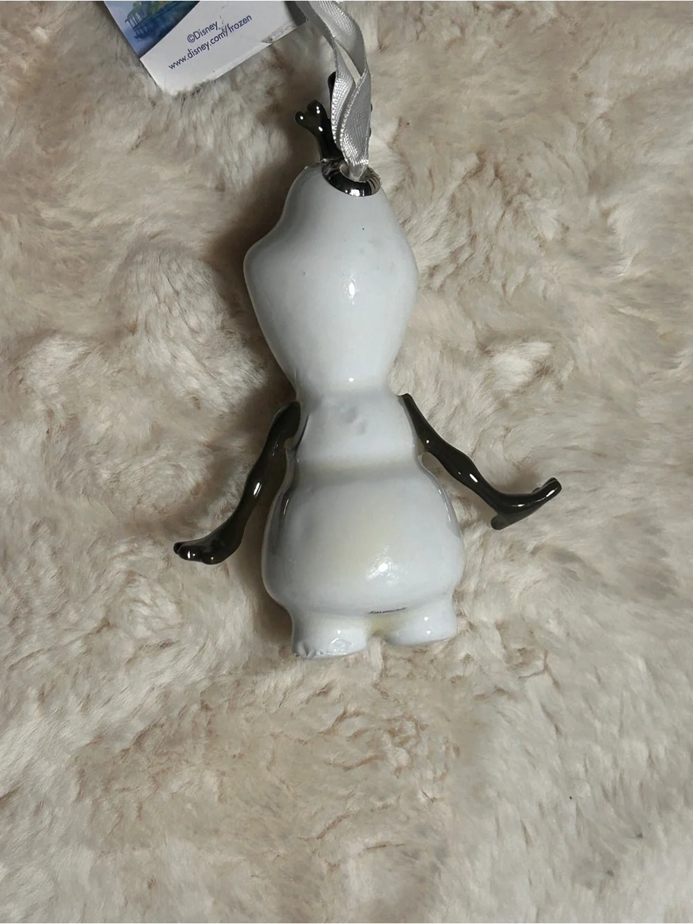 Disney Holiday Ornament pair -Olaf and Dark Vader- New